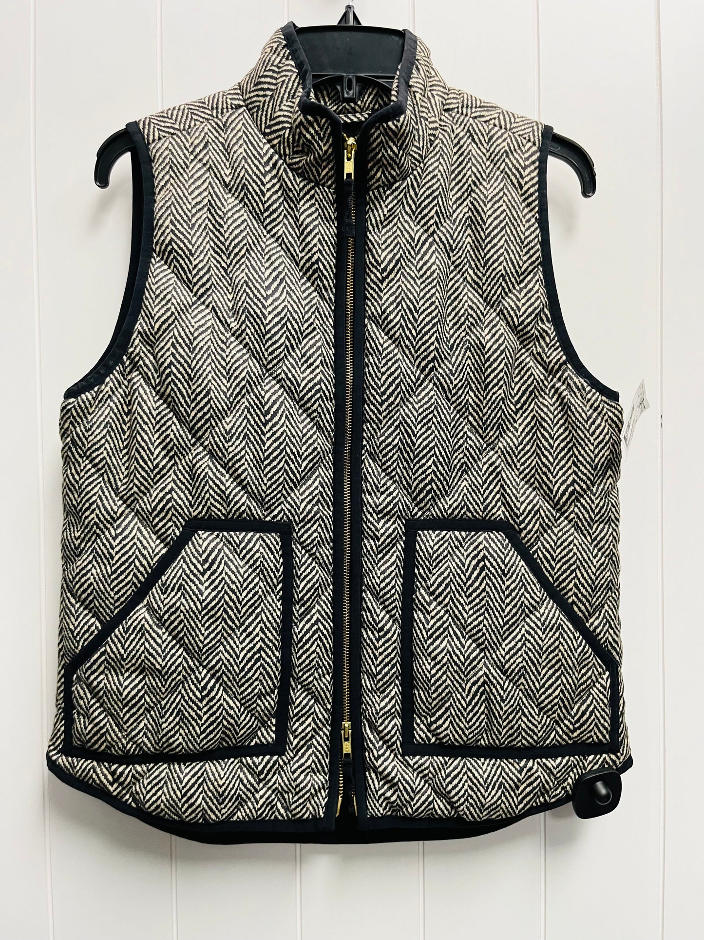 Vest Puffer & Quilted By J Crew O In Tan, Size: S