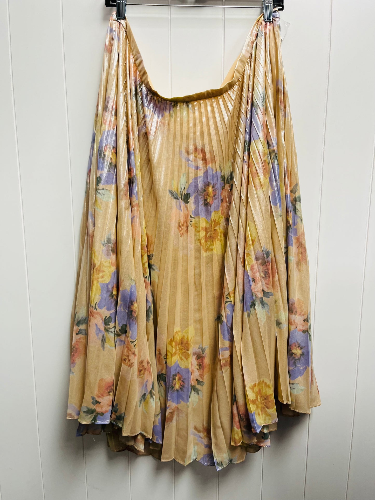 Floral Print Skirt Maxi Ralph Lauren, Size 20
