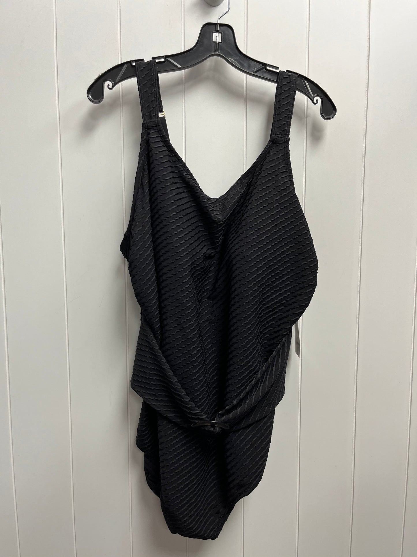 Black Swimsuit LYRCA, Size 2x