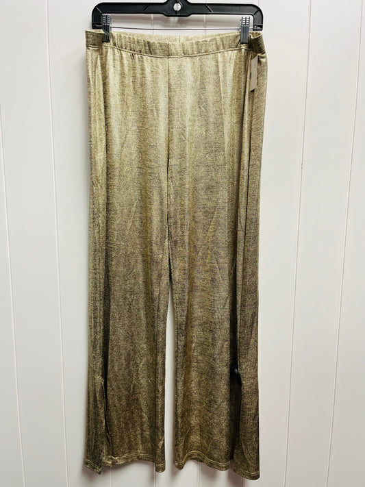 Gold Pants Wide Leg Clara Sun Woo, Size 1x