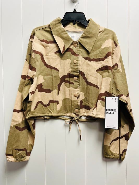 Camouflage Print Jacket Utility Almost Famous, Size Xl
