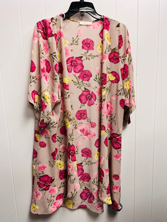 Grey & Pink Kimono Entro, Size Onesize