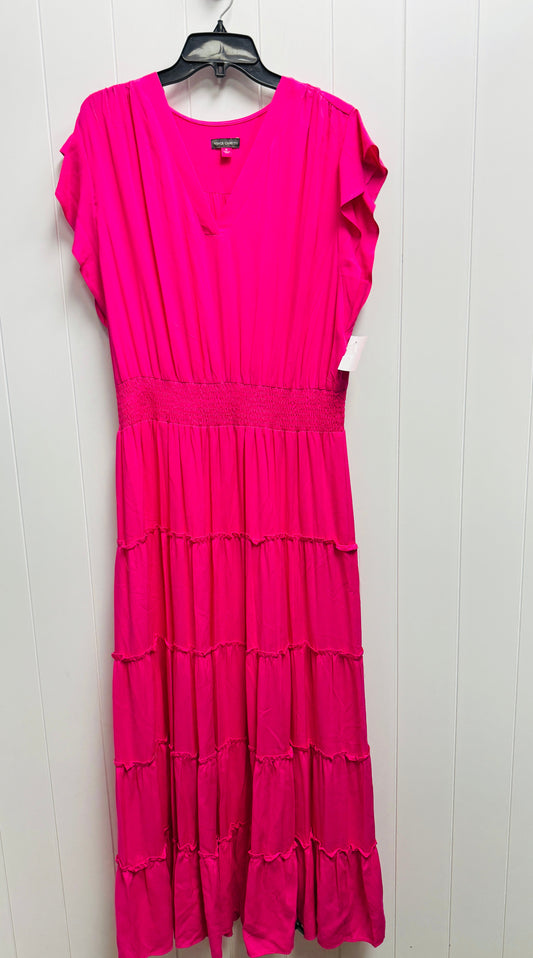 Dress Casual Maxi By Vince Camuto In Pink, Size: Xl