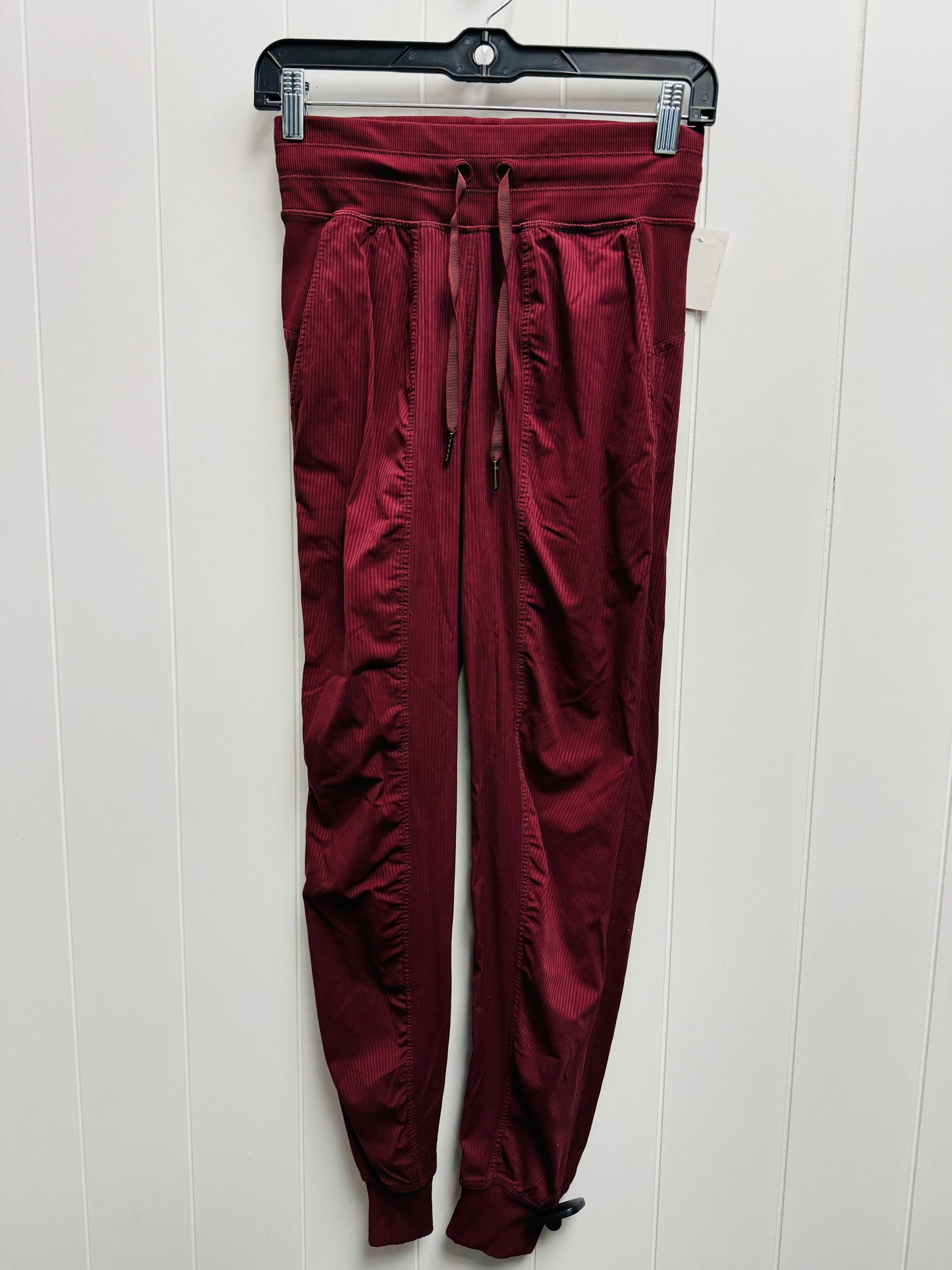 Athletic Pants By Lululemon In Red, Size: S