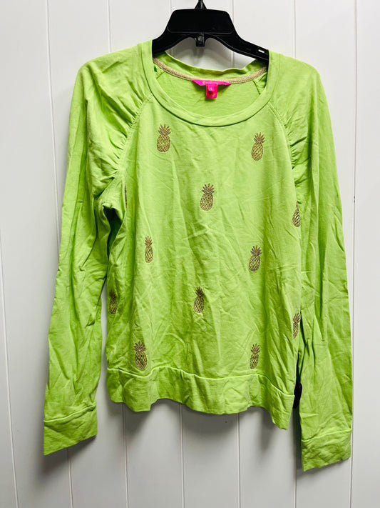 Top Long Sleeve By Lilly Pulitzer In Green, Size: L