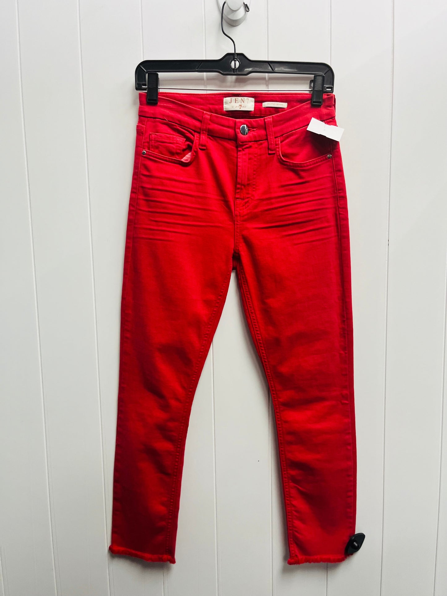 Jeans Skinny By 7 For All Mankind In Red, Size: 2