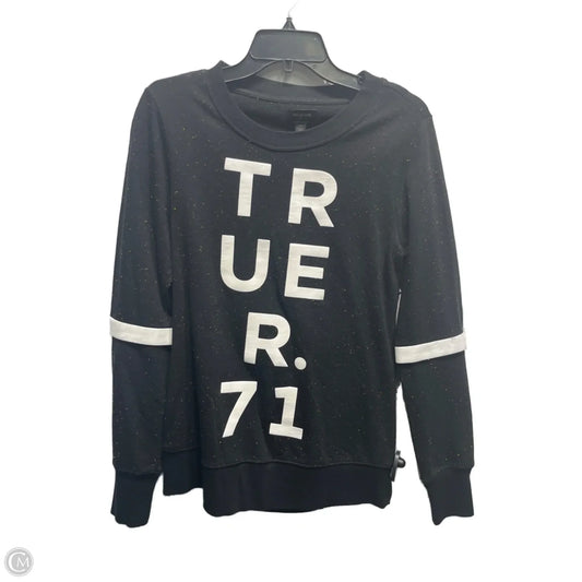 Top Long Sleeve By True Religion In Black, Size: S