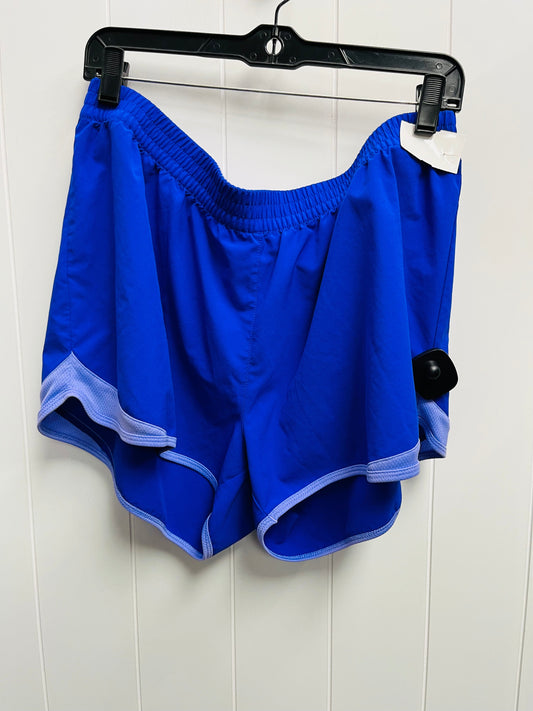 Athletic Shorts By Adidas In Blue, Size: Xl