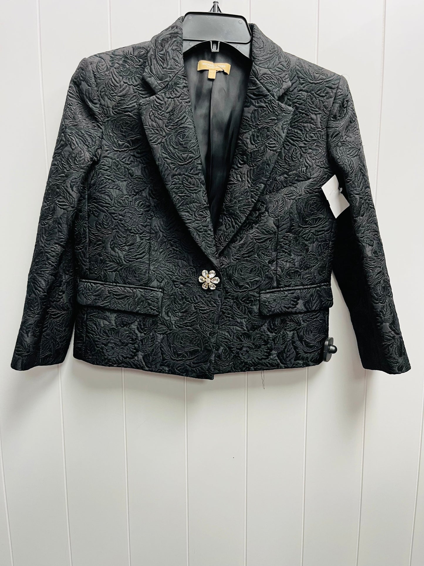 Blazer Designer By Michael Kors Collection In Black, Size: 2