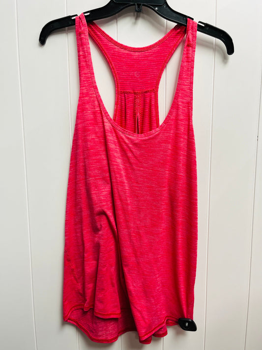 Athletic Tank Top By Lululemon In Coral, Size: L