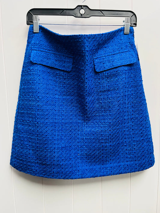 Skirt Mini & Short By Loft In Blue, Size: 6