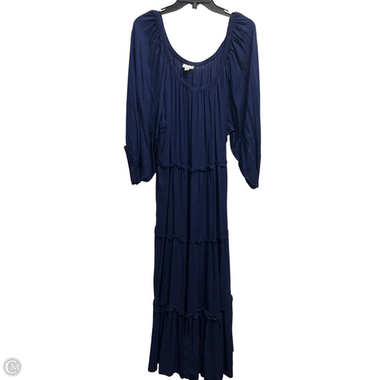 Dress Casual Maxi By Avenue In Blue, Size: 22
