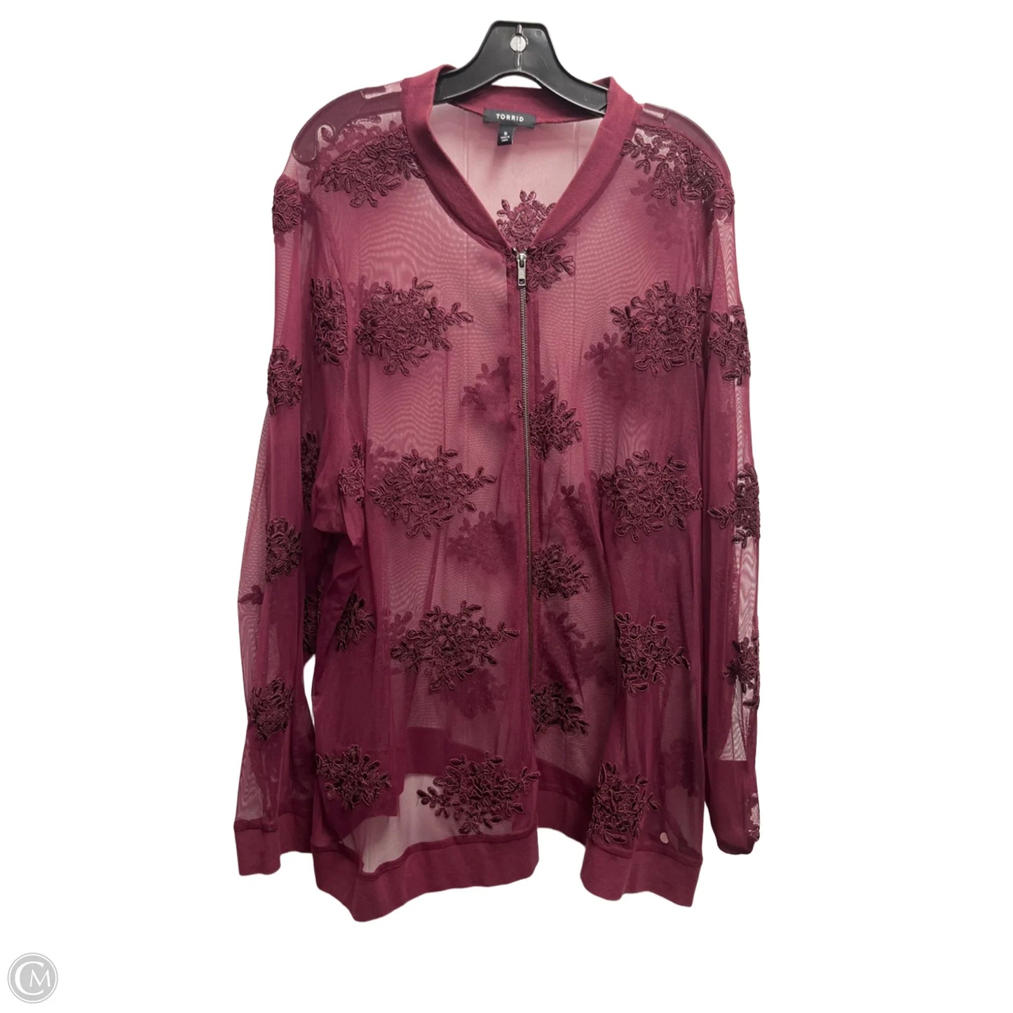 Jacket Other By Torrid In Maroon, Size: 5x