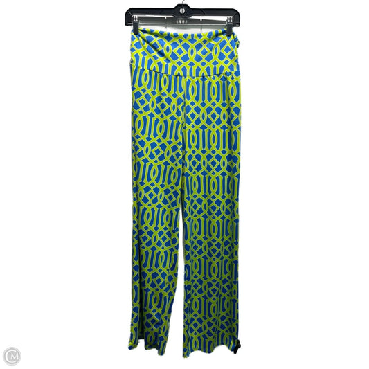 Pants Wide Leg By Mudpie In Blue & Green, Size: S