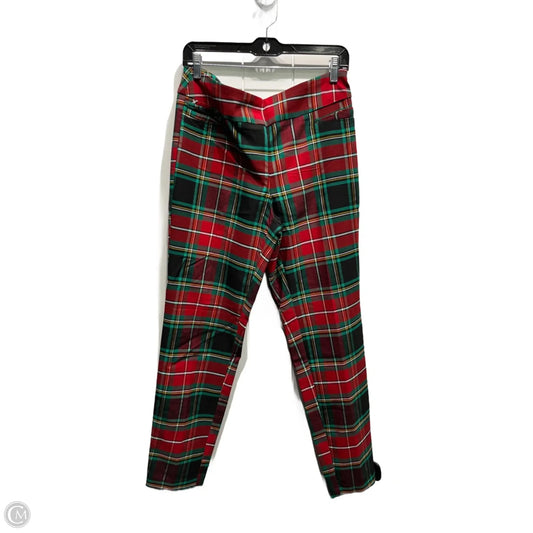 Pants Other By Cato In Green & Red, Size: 12