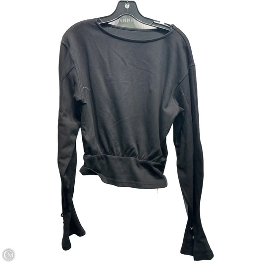 Top Long Sleeve By CNMMENSE In Black, Size: S