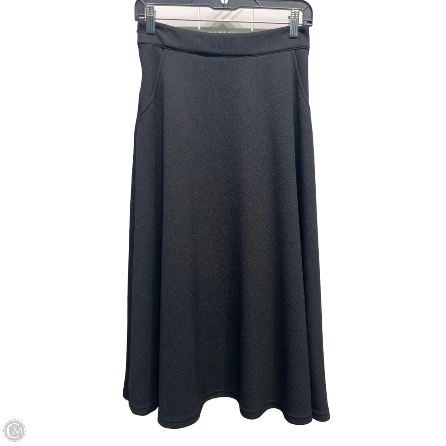 Skirt Midi By Track In Black, Size: Small
