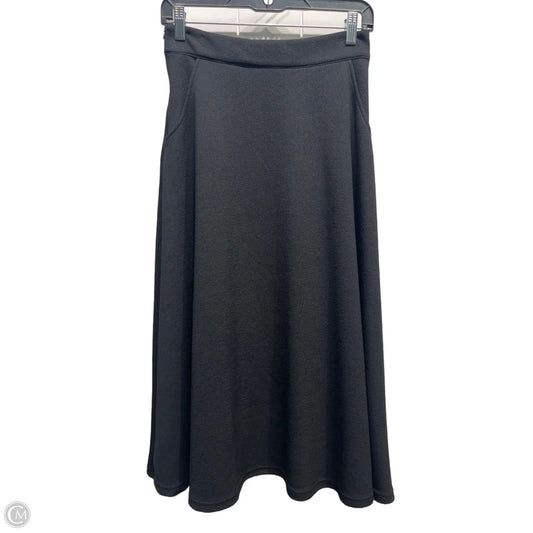 Skirt Midi By Track In Black, Size: Small