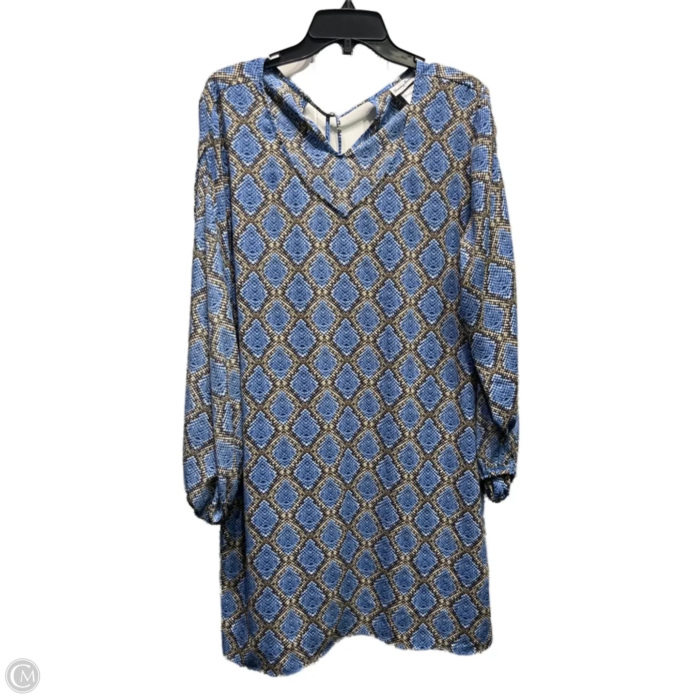 Dress Casual Short By Tommy Bahama In Blue & Cream, Size: L