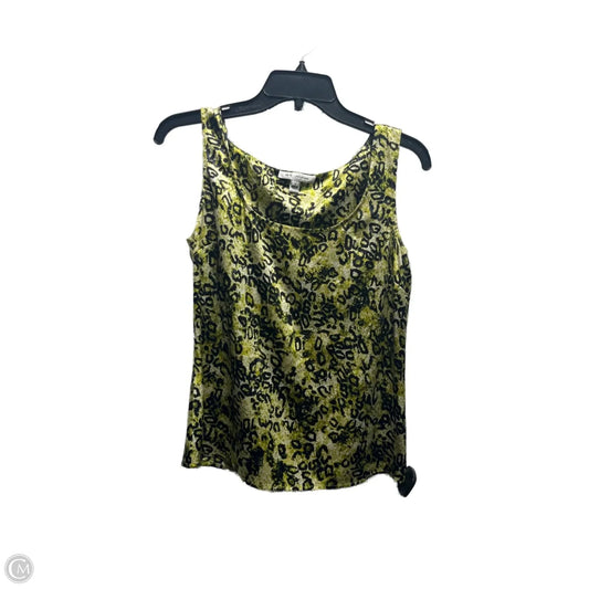 Top Sleeveless Luxury Designer By St John Collection In Black & Green, Size: S