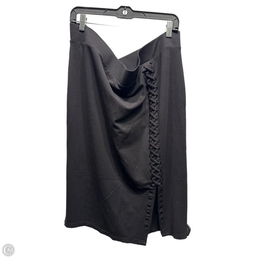 Skirt Midi By Torrid In Black, Size: 4x