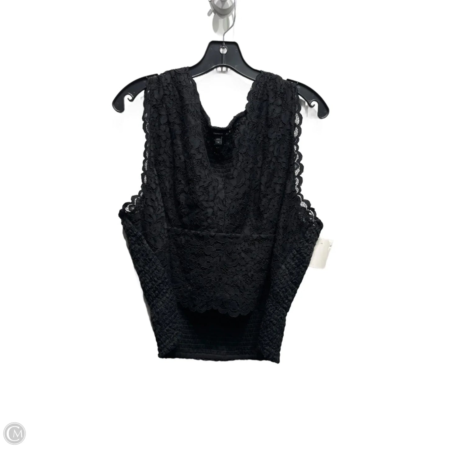 Top Sleeveless By Express In Black, Size: Xl