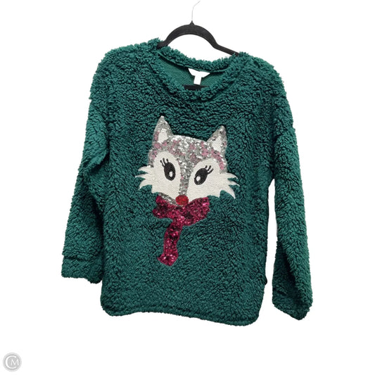 Sweatshirt Crewneck By Time And Tru In Green, Size: M