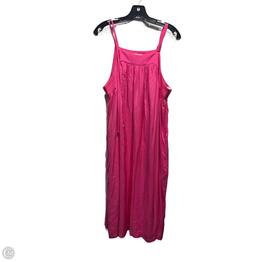 Dress Casual Midi By Trina Turk In Pink, Size: Xl