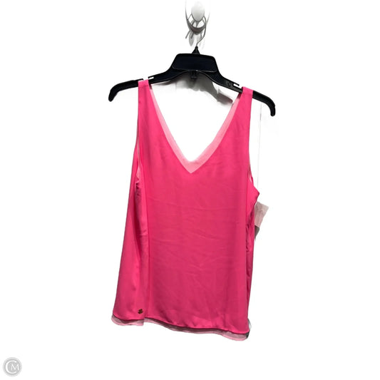 Top Sleeveless Designer By Lilly Pulitzer In Pink, Size: M