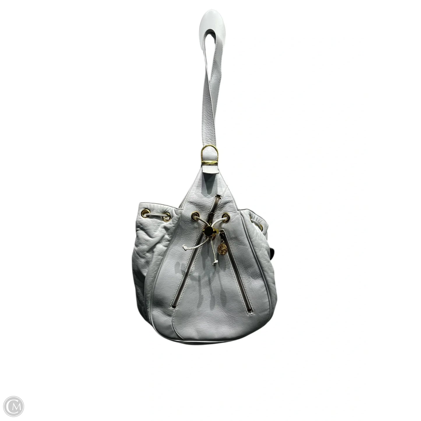 Backpack Leather By Clothes Mentor, Size: Medium