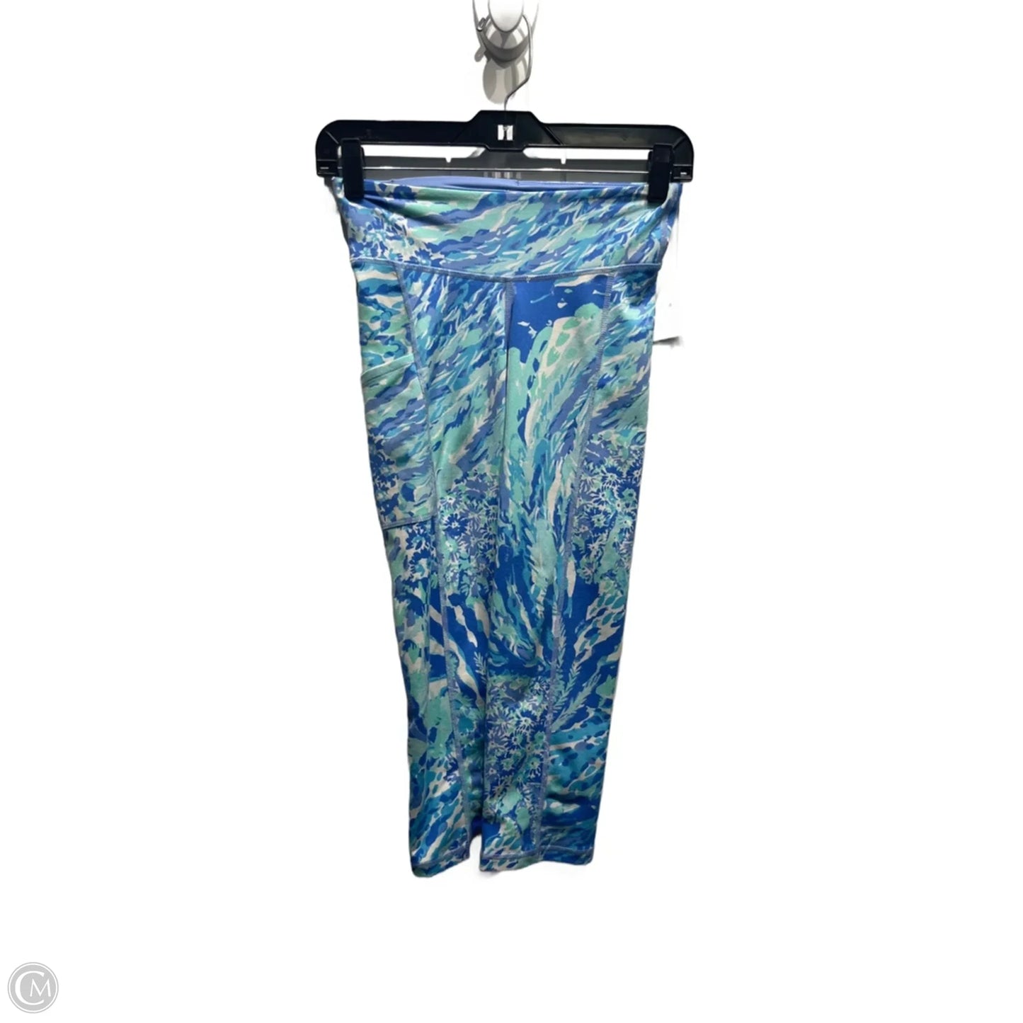 Capris Designer By Lilly Pulitzer In Blue, Size: Xxs