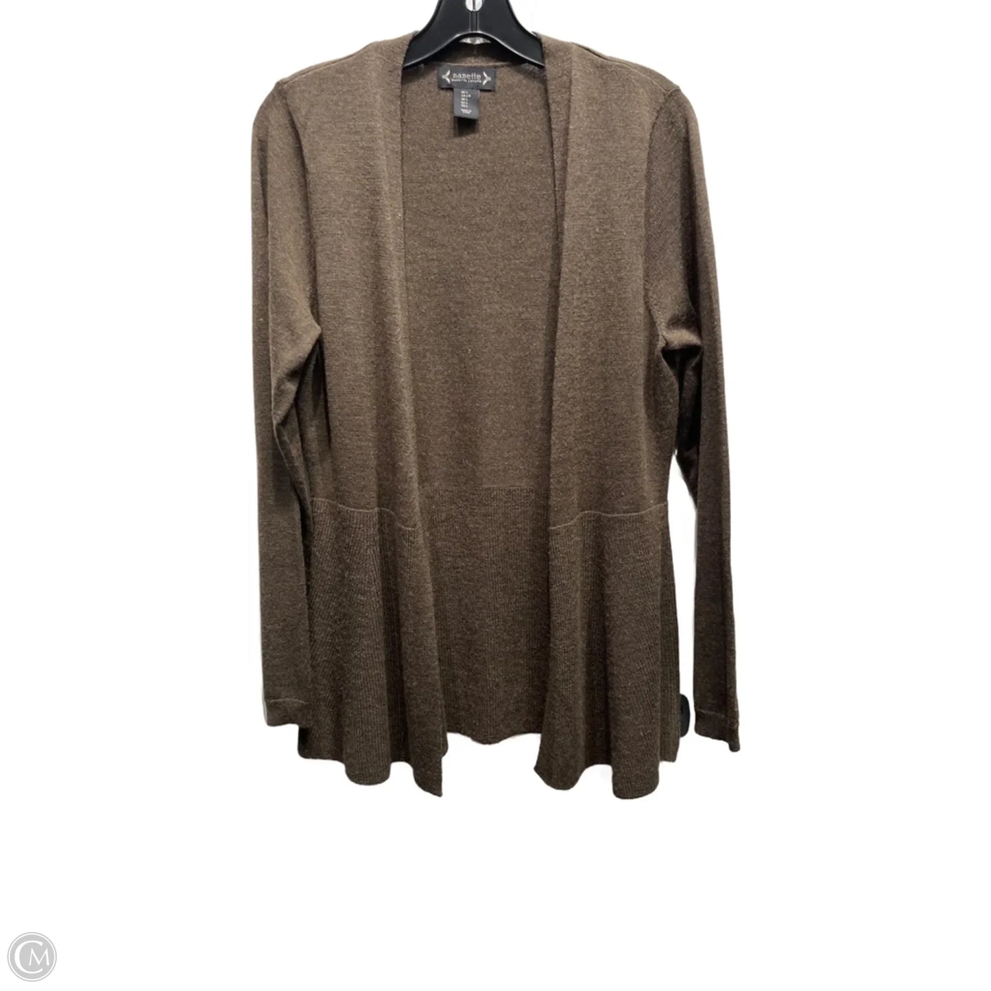 Sweater Cardigan By Nanette Lepore In Brown, Size: L