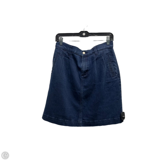 Skirt Mini & Short By Clothes Mentor In Blue Denim, Size: 10