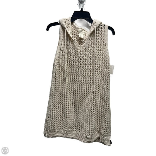 Swimwear Cover-up By Nicole By Nicole Miller In Cream, Size: L