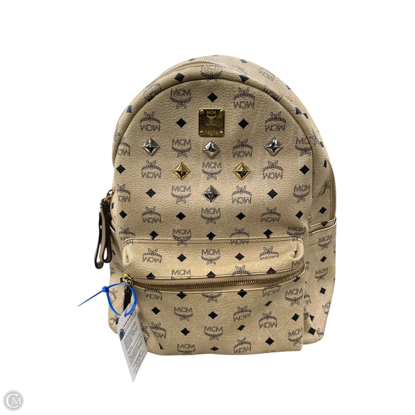 Backpack Luxury Designer By Mcm, Size: Large
