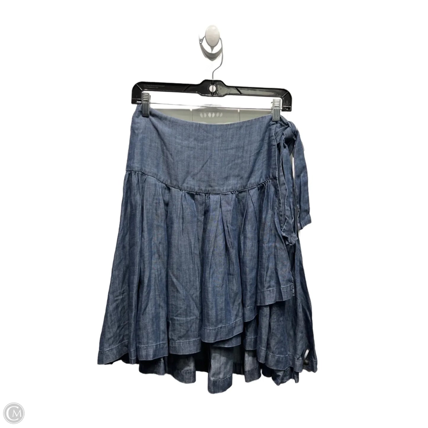 Skirt Mini & Short By Ariat In Blue Denim, Size: M