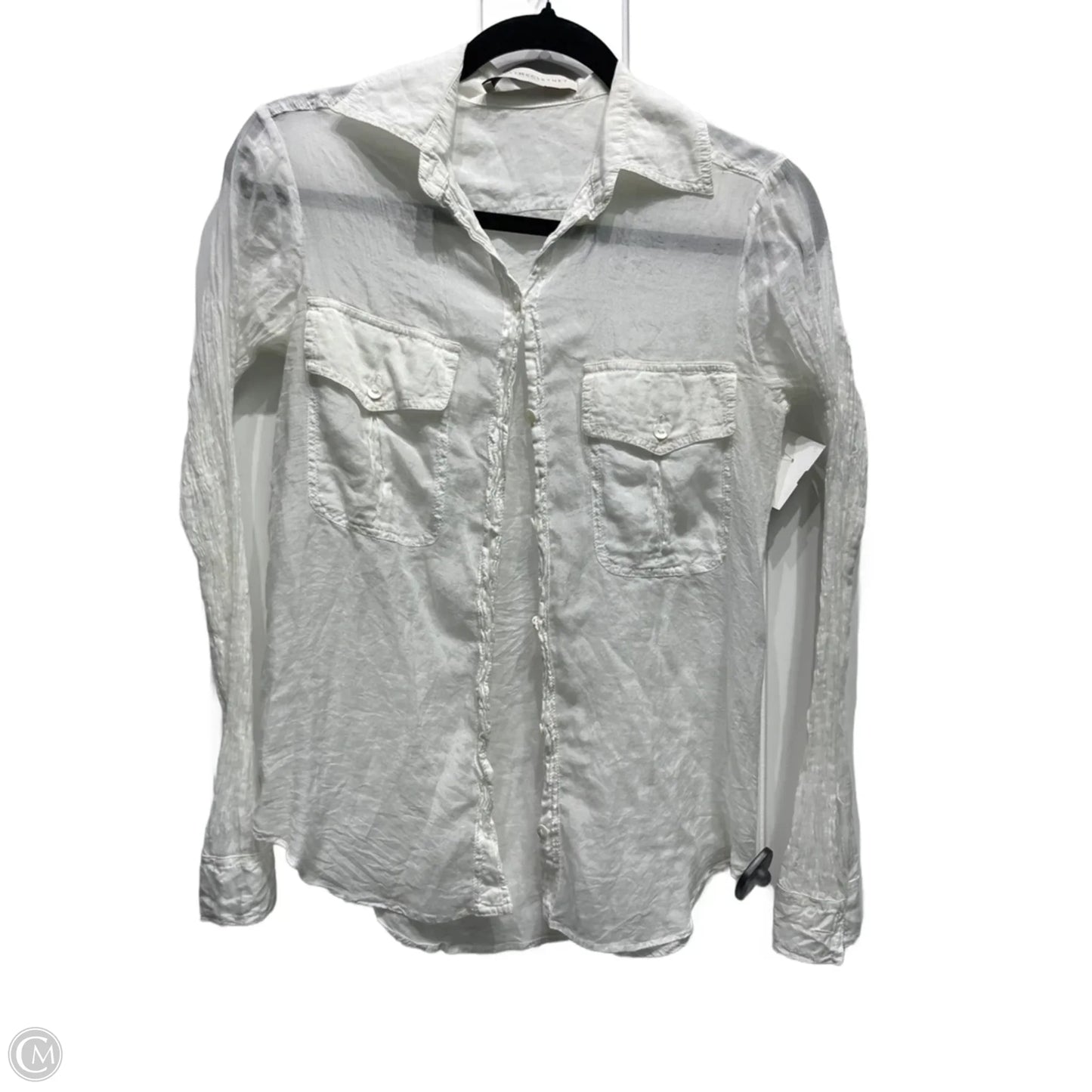 Top Long Sleeve Luxury Designer By Stella Mccartney In White, Size: Xs