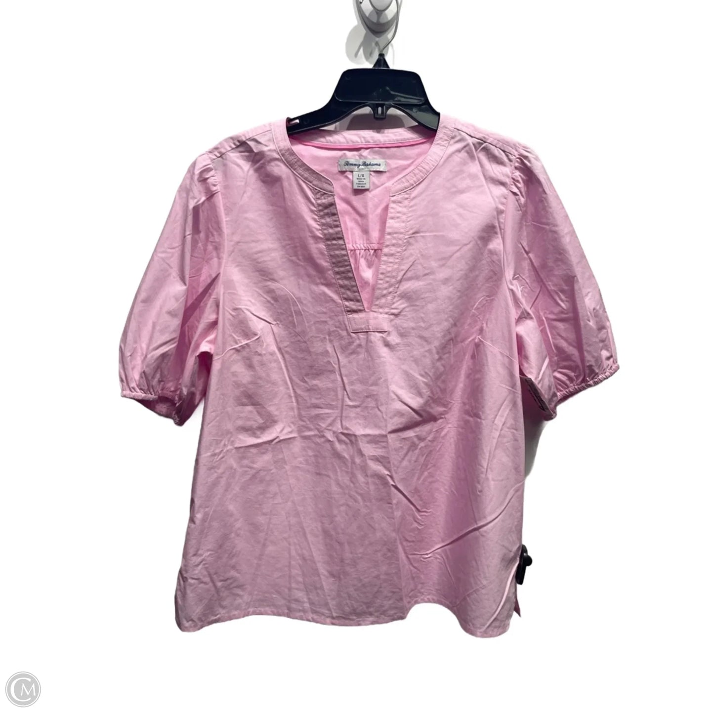 Top Short Sleeve By Tommy Bahama In Pink, Size: L