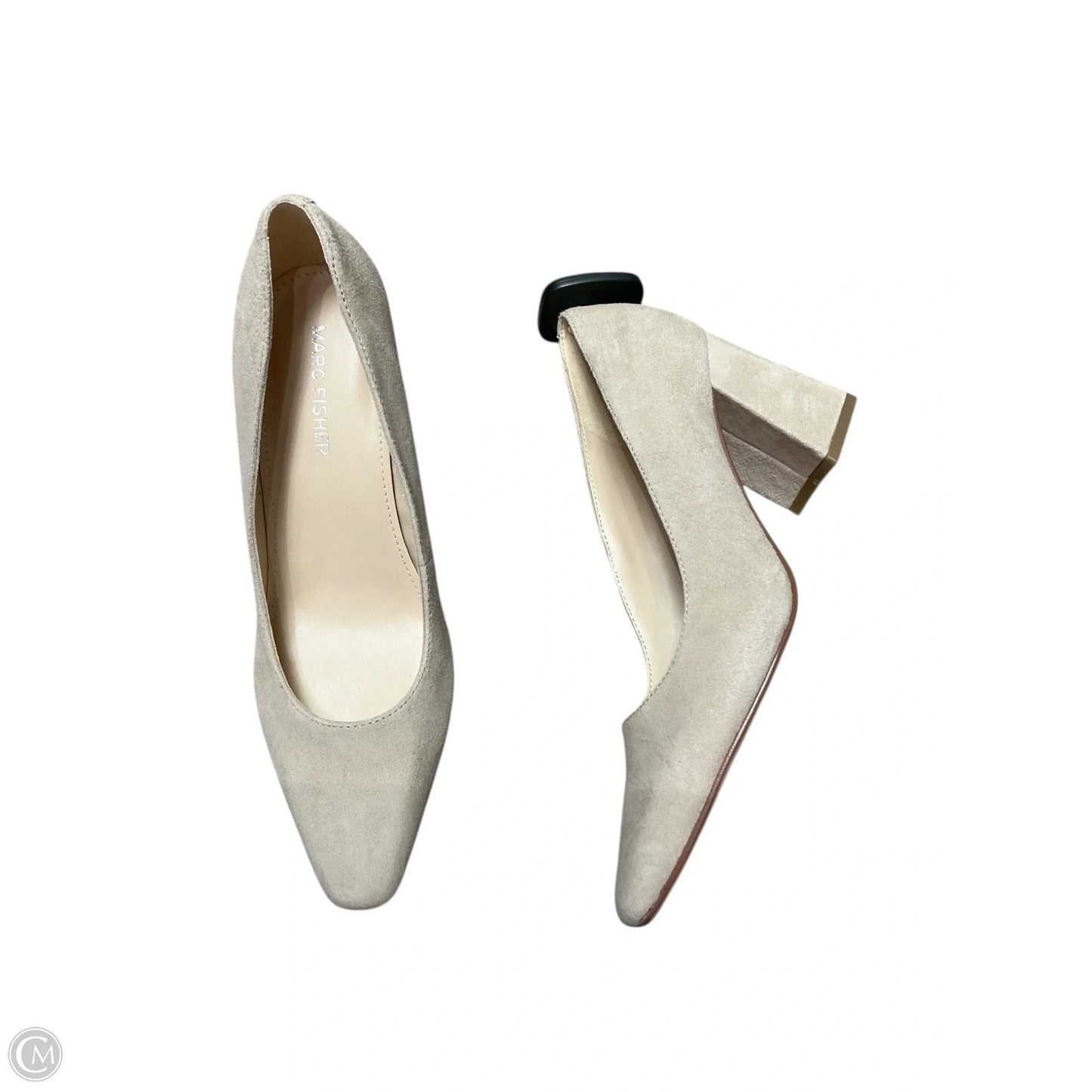 Shoes Heels Block By Marc Fisher In Tan, Size: 6