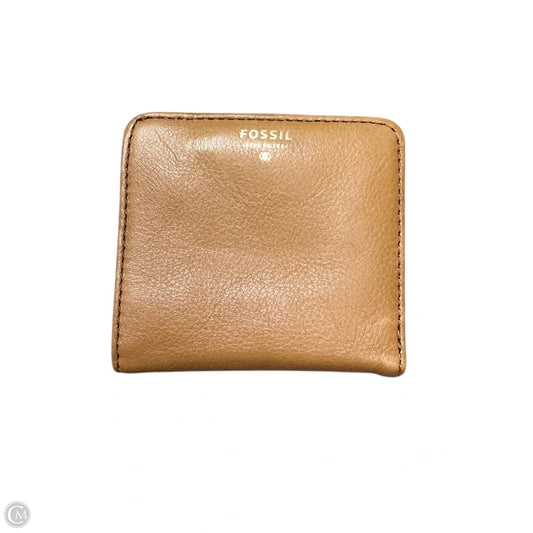 Wallet Leather By Fossil, Size: Small