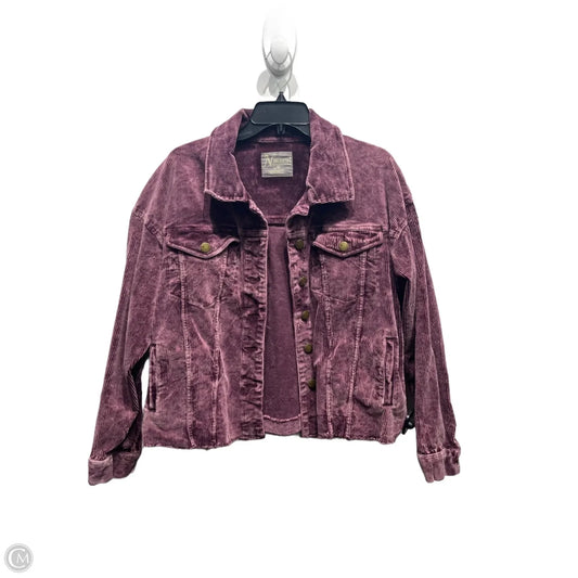 Jacket Other By Natural Reflections In Purple, Size: L