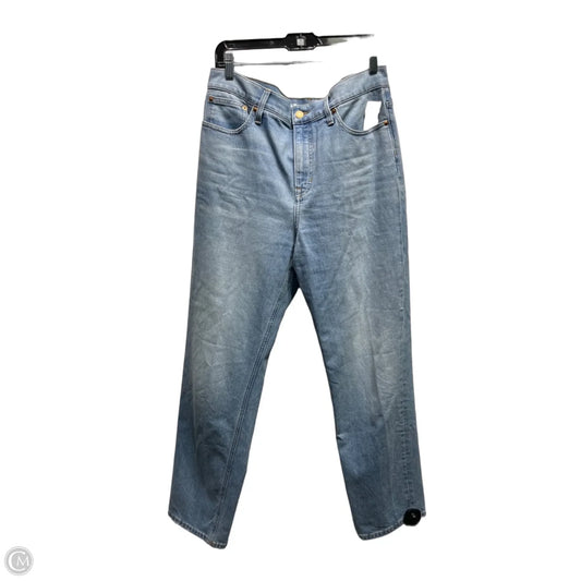 Jeans Straight By J. Crew In Blue Denim, Size: M