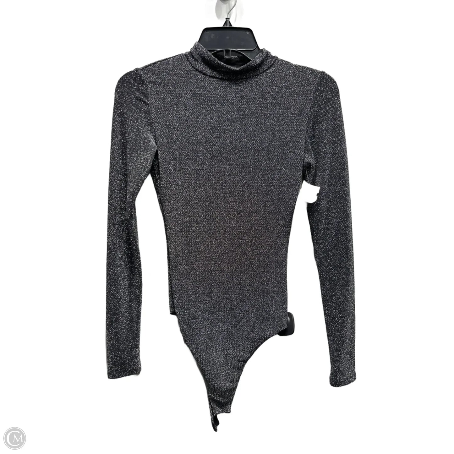 Bodysuit By Gianni Bini In Black & Silver, Size: S