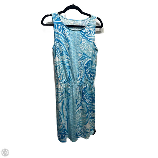 Dress Designer By Lilly Pulitzer In Blue & White, Size: S