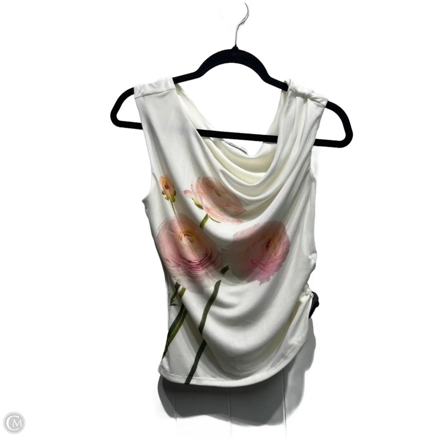 Top Sleeveless By Emory Park In Green & Orange, Size: M