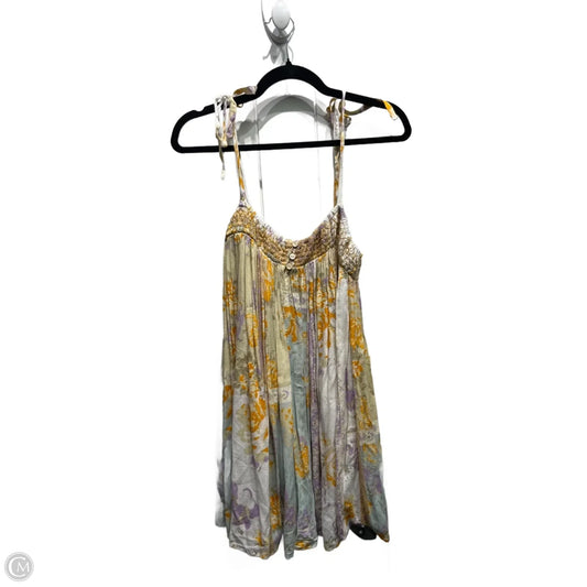 Romper By Free People In Cream & Orange, Size: S