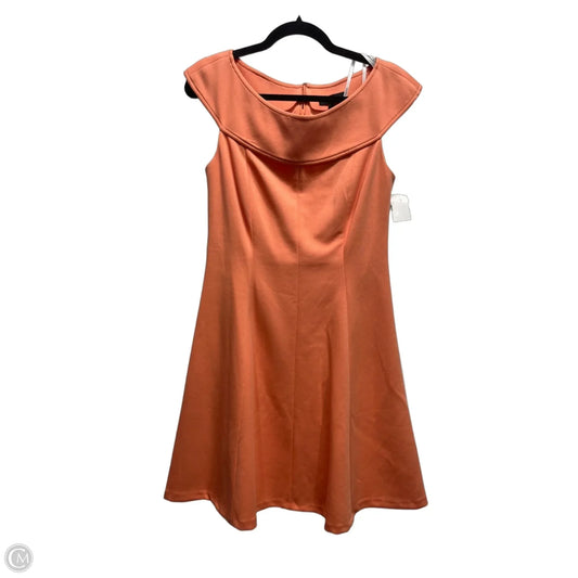 Dress Work By Donna Karan In Orange, Size: 8