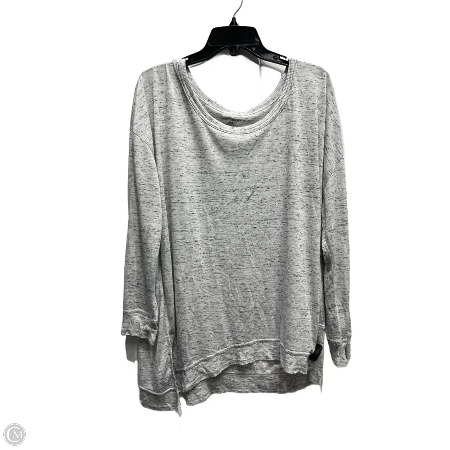 Top Long Sleeve By Lane Bryant In Grey, Size: 18
