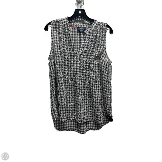 Top Sleeveless By Maeve In Black & White, Size: Xs