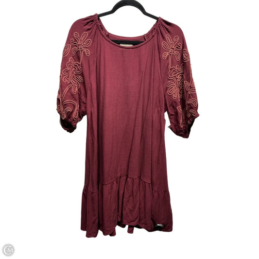 Dress Casual Short By Umgee In Maroon, Size: M